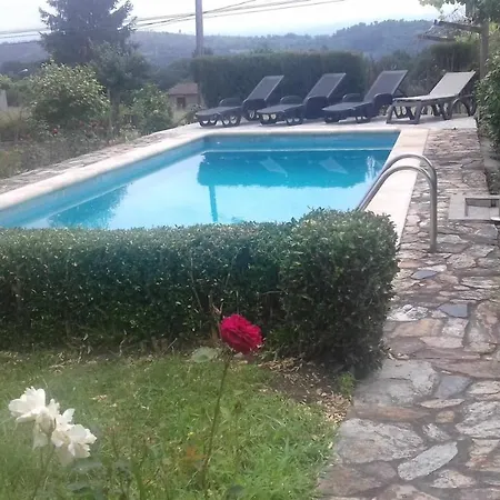 Villa Con Piscina Y Parque Infantil En Panton, Ribeira Sacra, Galicia Βίλα